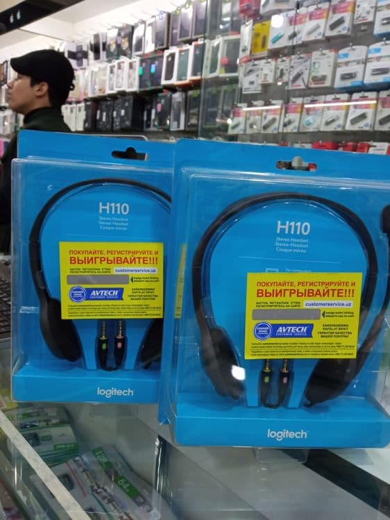 АКЦИЯ достовка по Узб ! Logitech H110 H111 H340 H390 H151 наушник! — 2