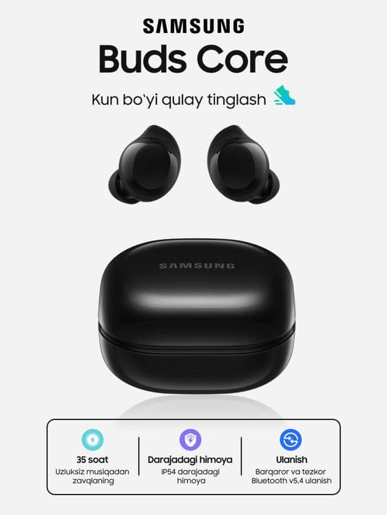 Новый Samsung Galaxy Buds Core • Наушники • — 2