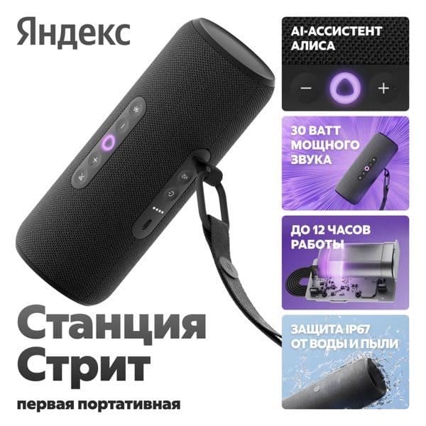 Яндекс Станция Стрит 30вт — 6