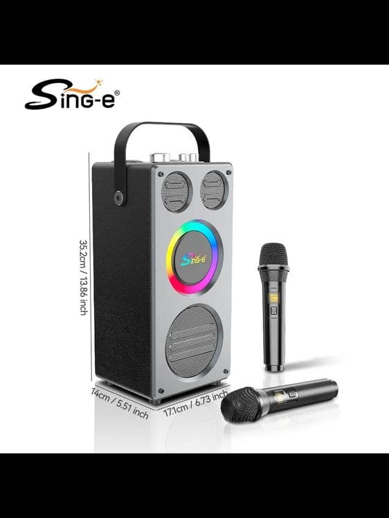 JQS 9405 SING-E 9405 ZQS колонка караоке буфер динамик с микрофоном — 1