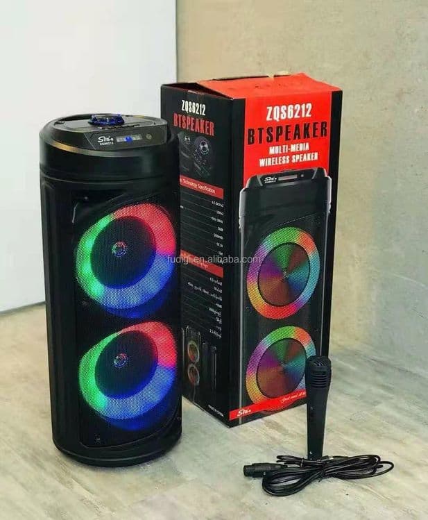 БЕПУЛ Доставка,Блютуз Караоке Колонка ZQS6212 (51см) Сифатли Калонка!. — 5