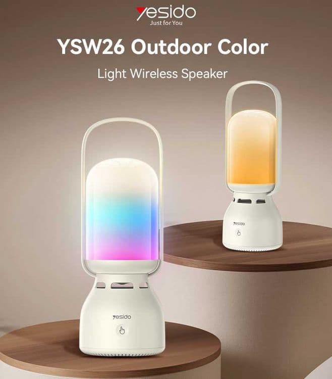 Yesido YSW26 atmosphere lamp BT V5.4 Беспроводной Портативный Колонка — 1