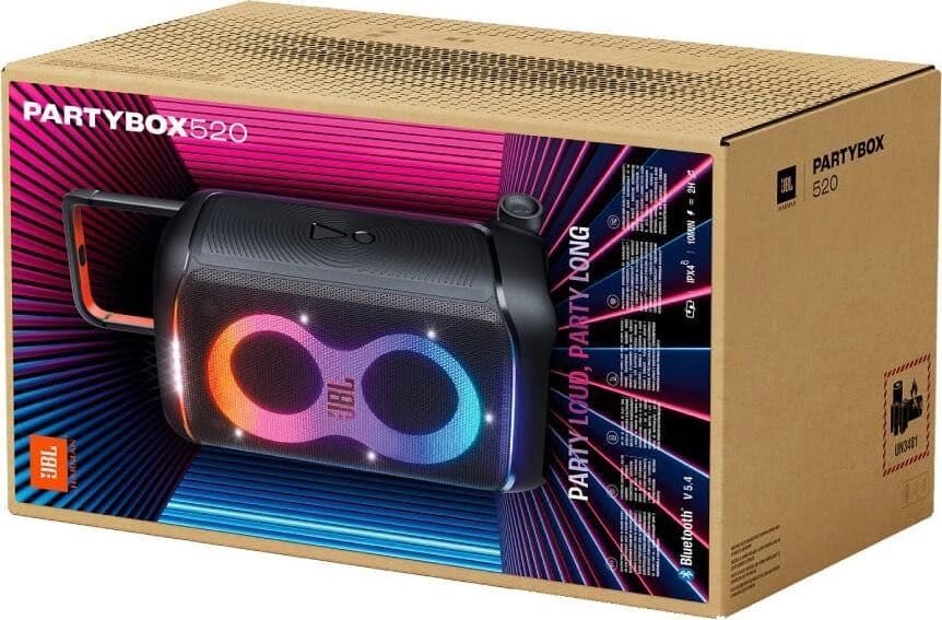 Портативная аудиосистема JBL PartyBox 520 — 1