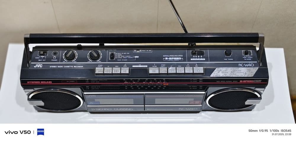 Японский 2 х кассетный магнитофон JVC — 10