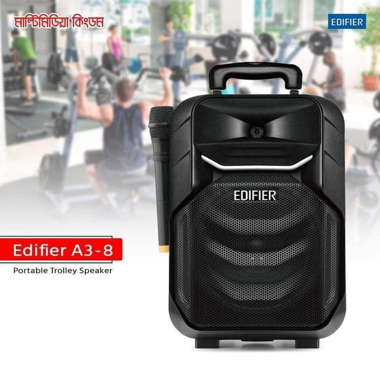(2в1) Караоке Микрофон+Колонка Edifier A3-8S СКИДКА — 7