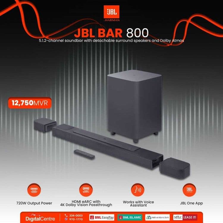 Саундбар JBL Bar 800 Dolby Atmos 5.1.2 Ch. 720W (Новинка 2022) — 8