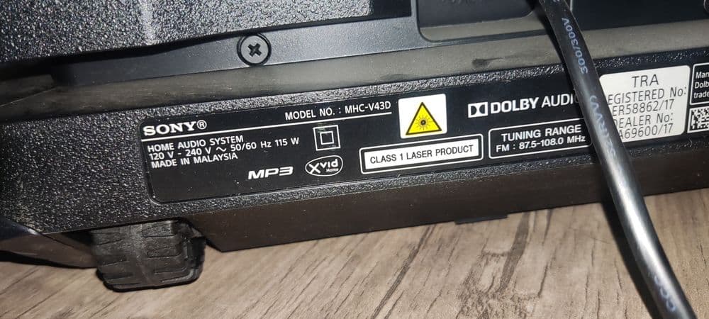 Домашняя аудиосистема Sony MHC-V43D — мощный звук и клубные световые э — 3