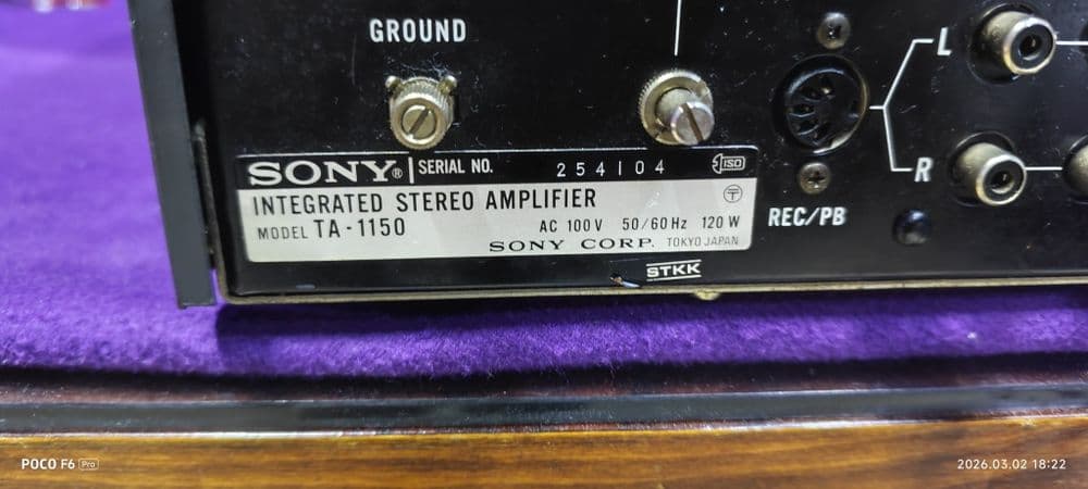 Усилитель SONY TA-1150 в идеально состоянии — 11