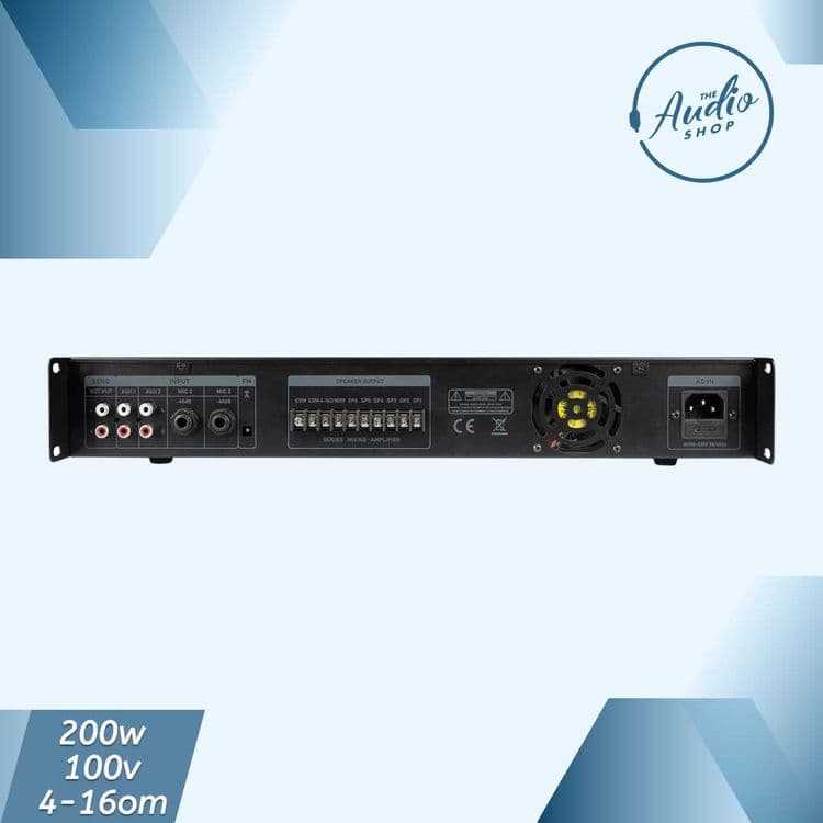Усилитель 4-16Ω + 100V D-6200A — 4