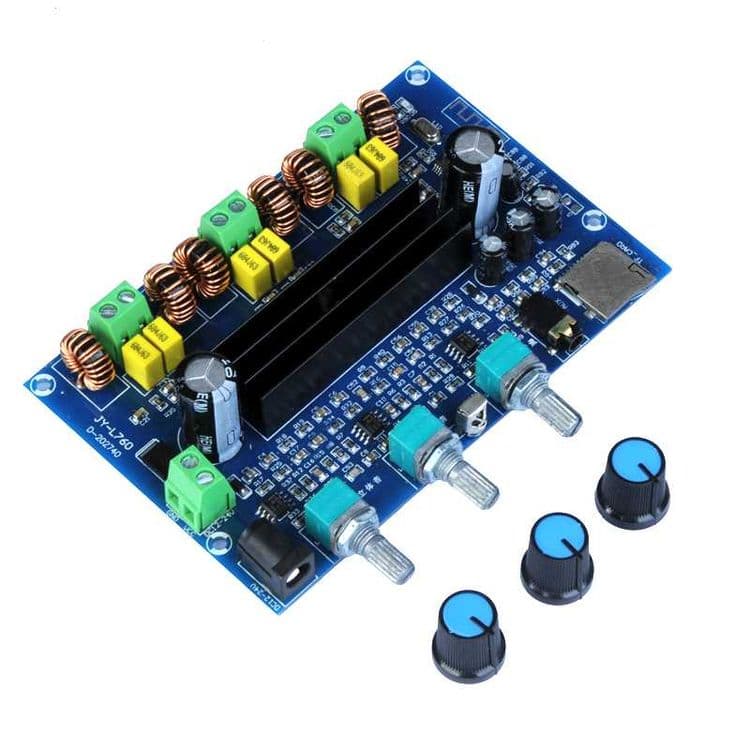 Усилитель 2,1 (2*60Вт + 100Вт) Bluetooth 5,0 /AUX /TF /эквалайзер — 4