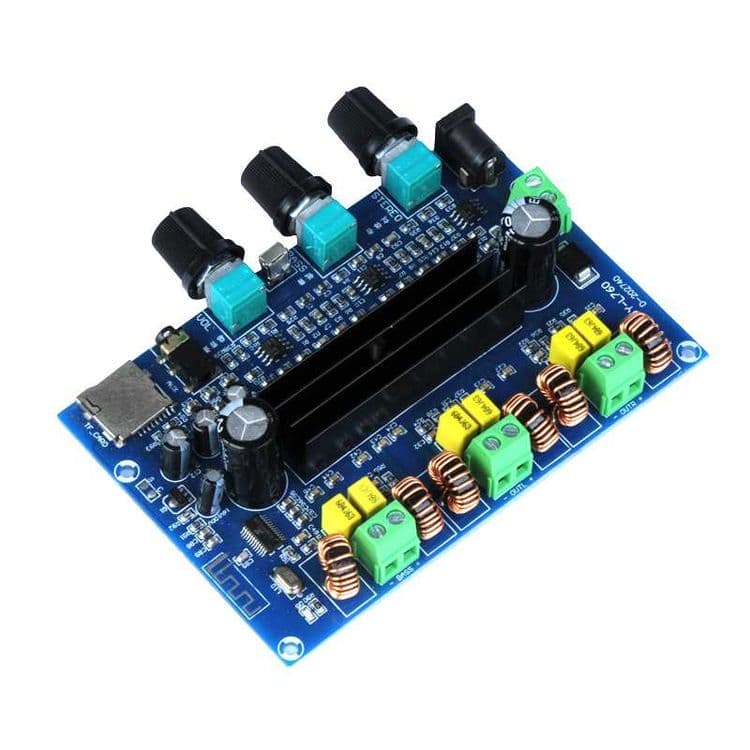 Усилитель 2,1 (2*60Вт + 100Вт) Bluetooth 5,0 /AUX /TF /эквалайзер — 5