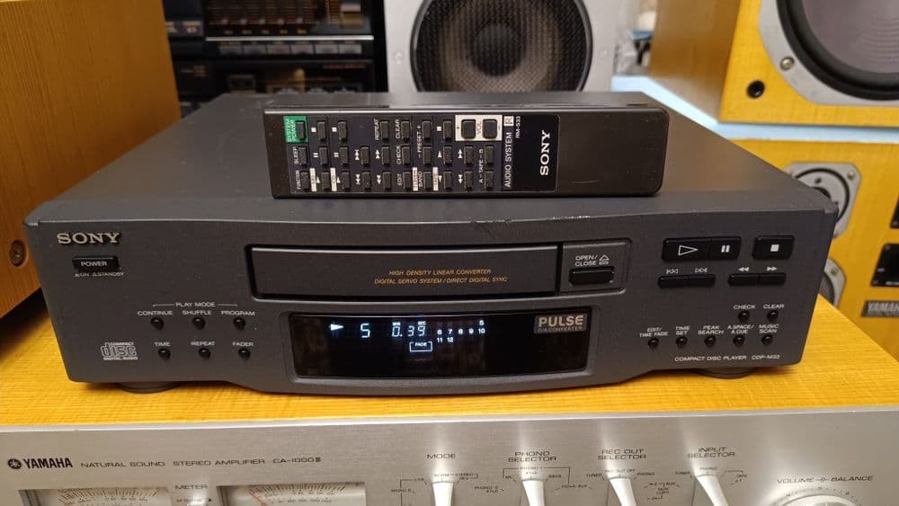 СД проигрыватель Sony cdp-m33 — 1