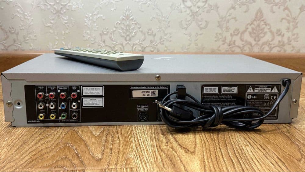 Видеомагнитофон & DVD LG 6-Head Hi-Fi Stereo! Made In Korea! — 3