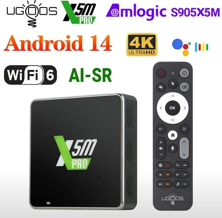 Ugoos X4 android smart TV box — 5