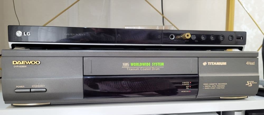 Видеомагнитофон Daewoo DVR-8286W titanium — 4