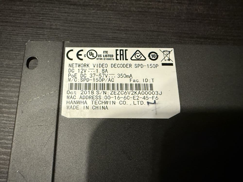 * WISENET 4K UltraHD NVR для видео наблюдения на 64 камеры! — 4