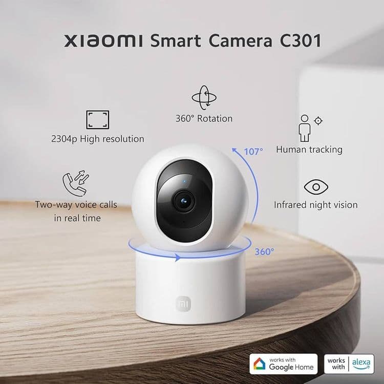 Xiaomi Mi Camera C301 видеонаблюдение — 2