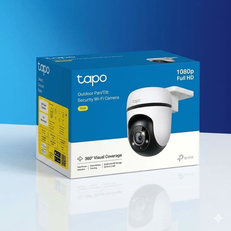 Wi-Fi kamera Tapo TC40 va Professional O‘rnatish xizmati — 1