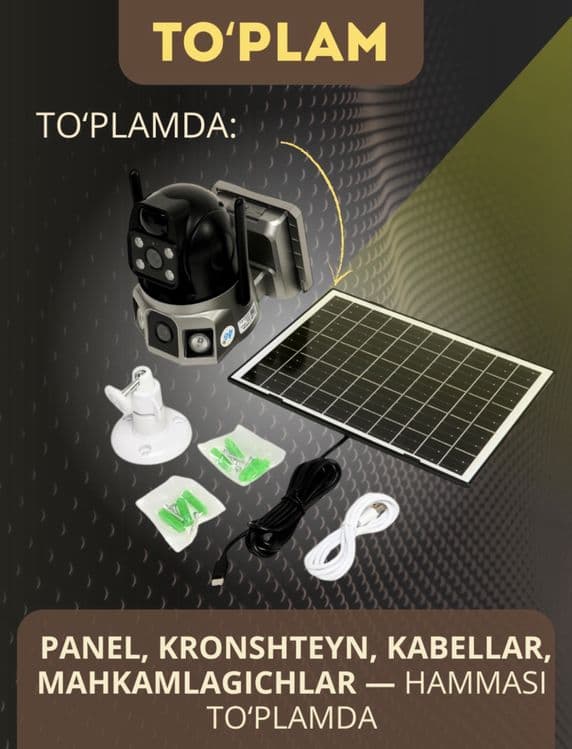 camera kamera 4G smart camera kuzatuv kamerasi — 9