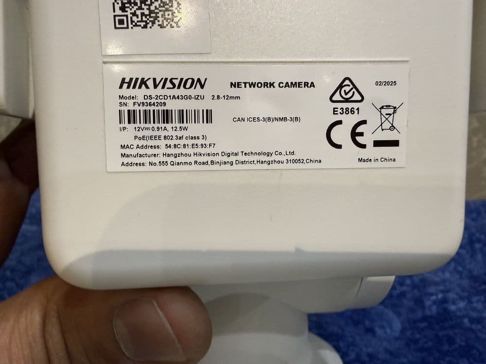 * PTZ IP-камера Hikvision DS-2CD1A43G0-IZU с Face iD почти новая — 2