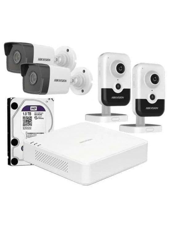 Hikvision IP 2 MP звук 4 штук — 2