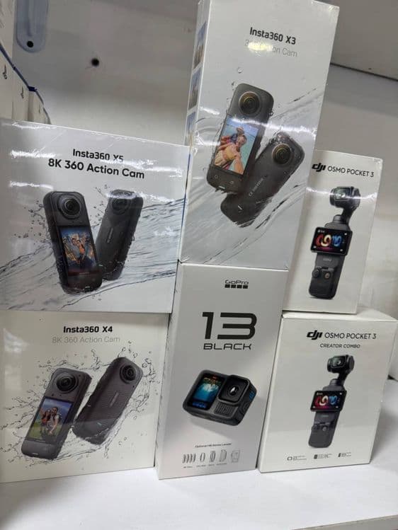 Insta 360 x5. Insta 360 X3. Insta 360 X4.Go pro 13. — 1