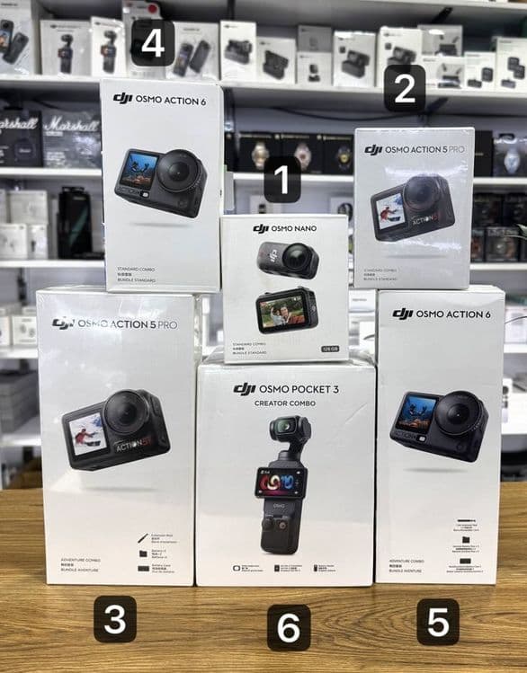 Osmo nano.Dji osmo action 5/5pro.Action 6/6pro.Osmo Pocket combo 3. — 9