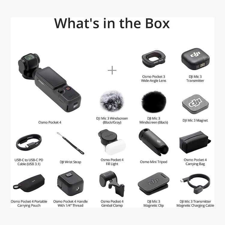 Dji Osmo Pocket 4 Creator Combo New 2026 — 11