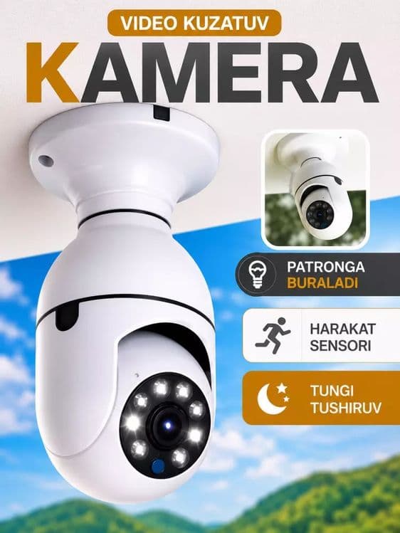 Smart Wi-Fi kamera, PTZ kuzatuv kamerasi, — 3