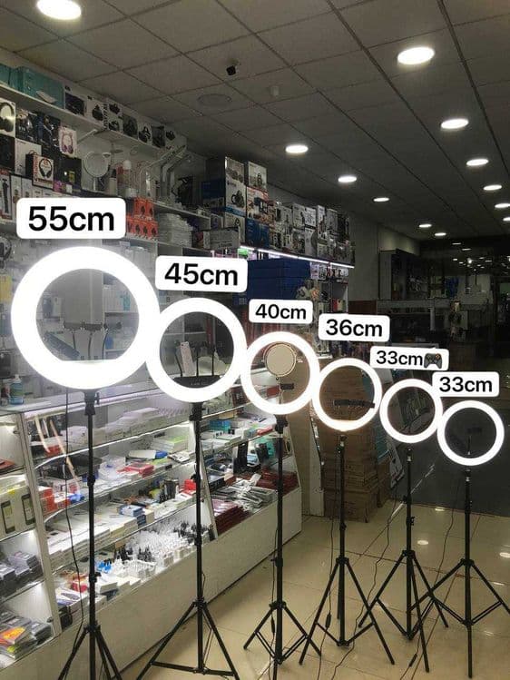 Кольцевая Лампа RGB до 54 см + Штатив + Пульт — 1