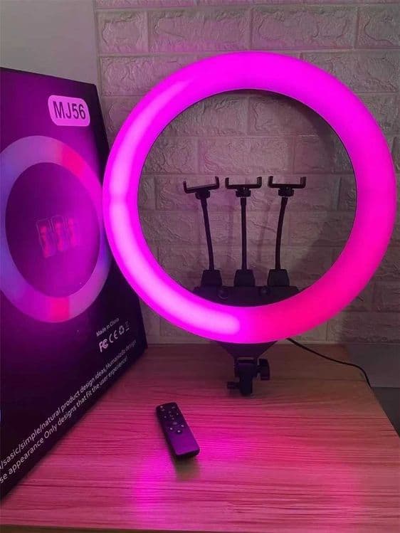 Кольцевая Лампа RGB 54 см + Штатив + Пульт — 6