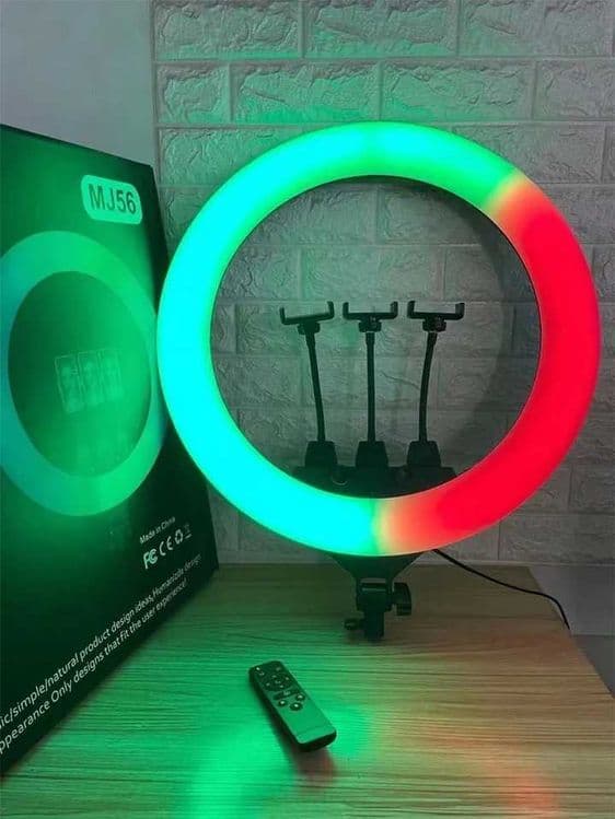 Кольцевая Лампа RGB 54 см + Штатив + Пульт — 7