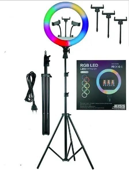 Rgb lampa mj 14 + shtativ — 4