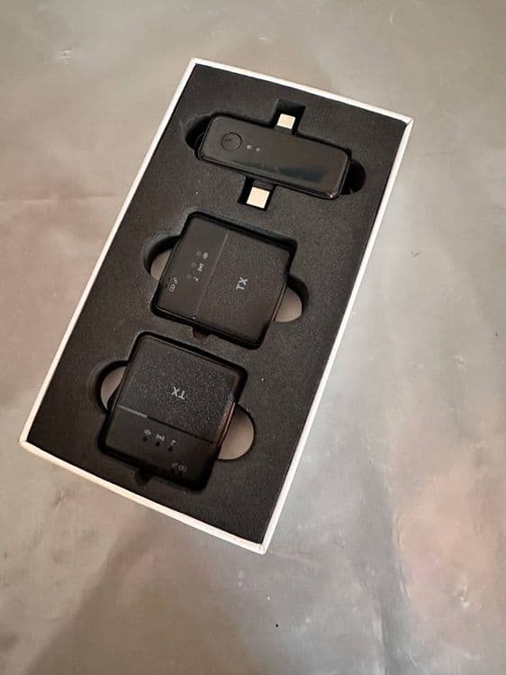 Wireless Microphone SX31 — 2 talik simsiz mikrofon (iPhone va Type-C) — 2