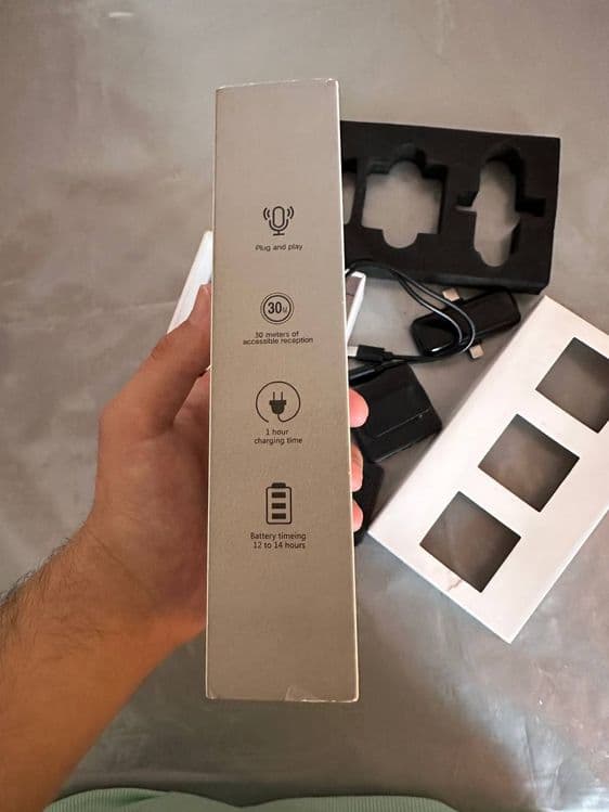 Wireless Microphone SX31 — 2 talik simsiz mikrofon (iPhone va Type-C) — 4