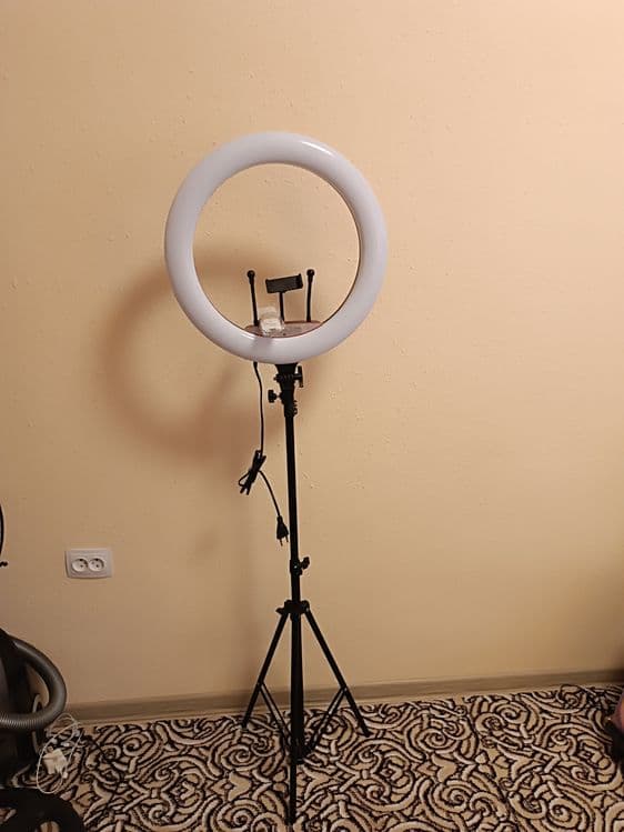 Лампа Кольцевая Лампа RGB led размер mj 45 янгги — 7