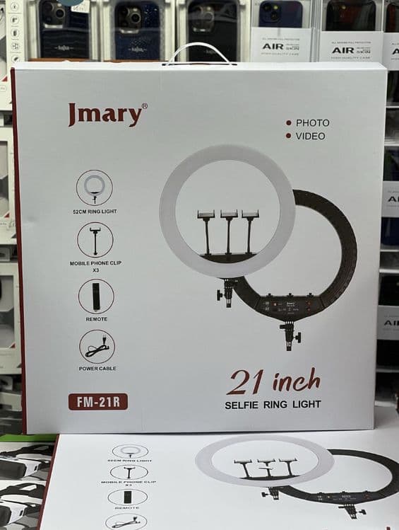 Shtativli Kalsevoy Lampa,Светодиодная кольцевая лампа c штативом Jmary — 11