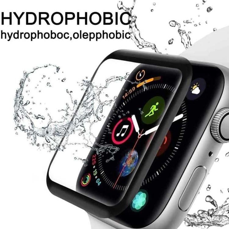 Защитная противоударная пленка и стекло+корпус iWatch 1-8, SE, 38-49мм — 2