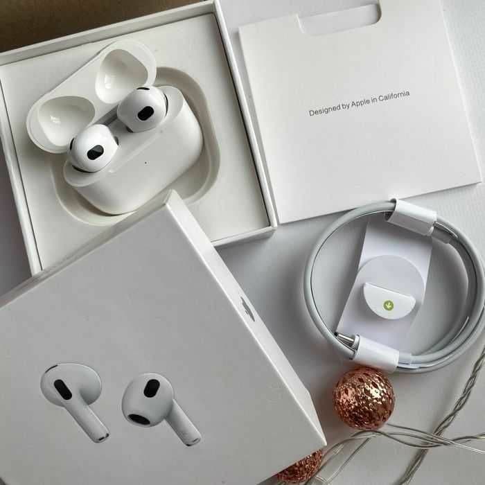 БЕПУЛ Доставка. Новые airpods 3 lux ver. юқори сифатли наушниклар!. — 1
