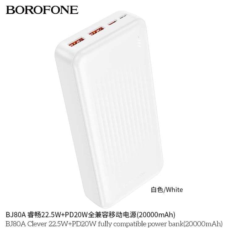 Borofone BJ80A Power Bank 20000mAh 22.5W+PD20W QC3.0 for iPhone 16 — 4