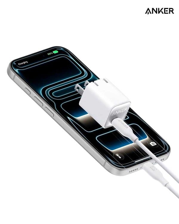 Зарядное устройство + кабель Anker Nano Charger 30W — 10