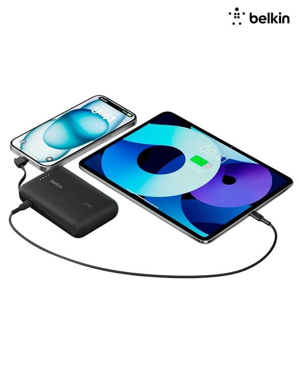 Повербанк Belkin с интегрированным кабелем (10.000 mAh) — 6