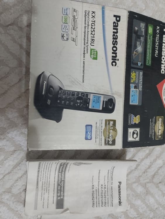 Радио телефон Panasonic KX-TG2521RUполурабочий — 11