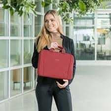 Сумка для ноутбука 13" - 14" Dicota Eco Slim Case BASE D31306 RED+ — 4