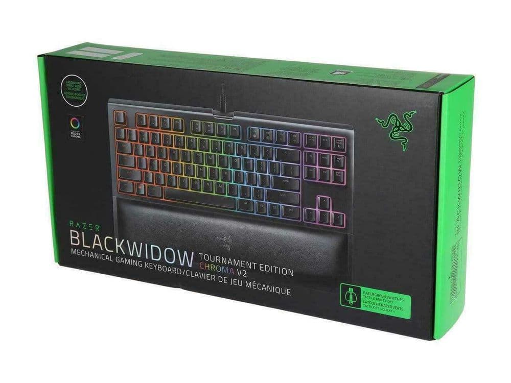 Механическая клавиатура (Razer BlackWidow TE Chroma V2) + БОНУС — 2