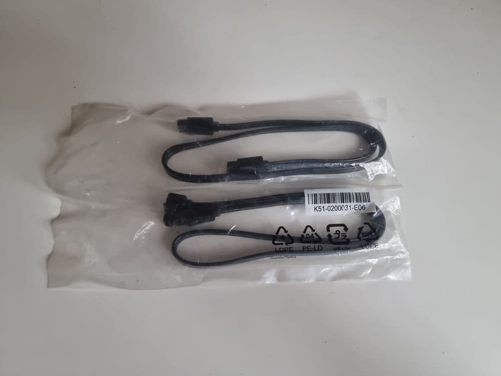 Кабель sata для hdd sdd, в упаковке 2 кабеля прямой и 90° угловой, — 5