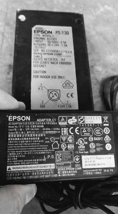 Блок питания EPSON M235B для TM-принтеров 24V - 1.5A 3pin — 7