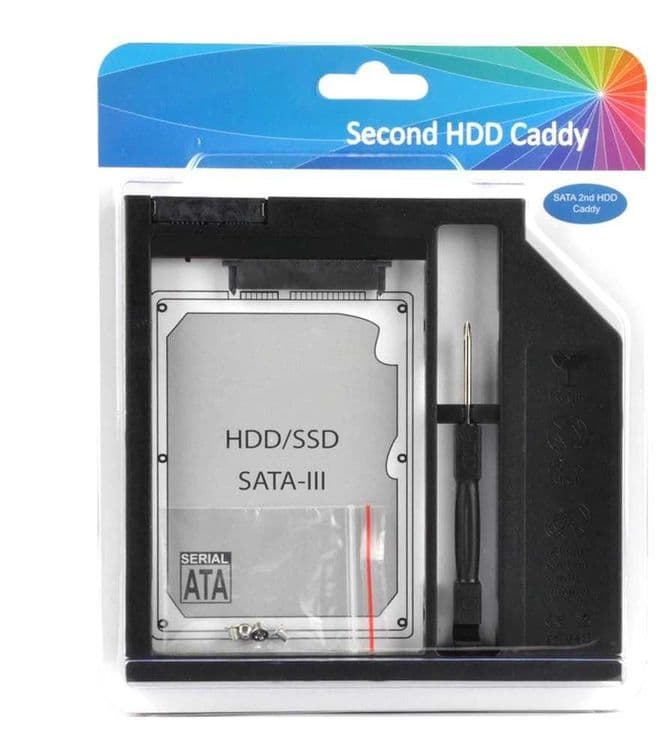 Оптический отсек SSD, HDD 2,5" для ноутбука — 7