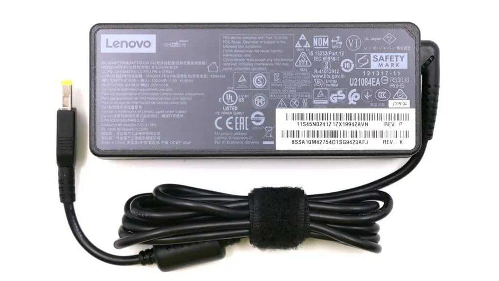 Блок питания для ноутбуков/пк Lenovo 20v4.5a Flat/USB/Square зарядка — 2