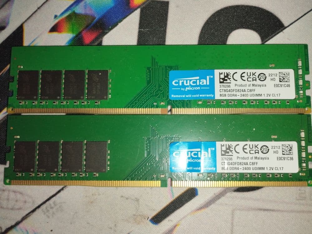 DDR4 8gb x2 2400 — 2